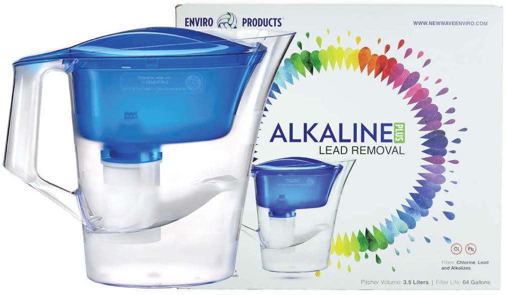 NEW WAVE ALKALINE PLUS LEAD REMOVAL PITCHER