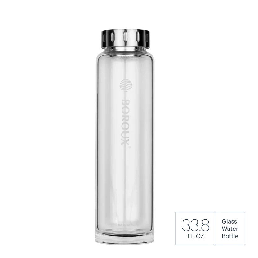 Boroux Glass Water Bottle - 1L