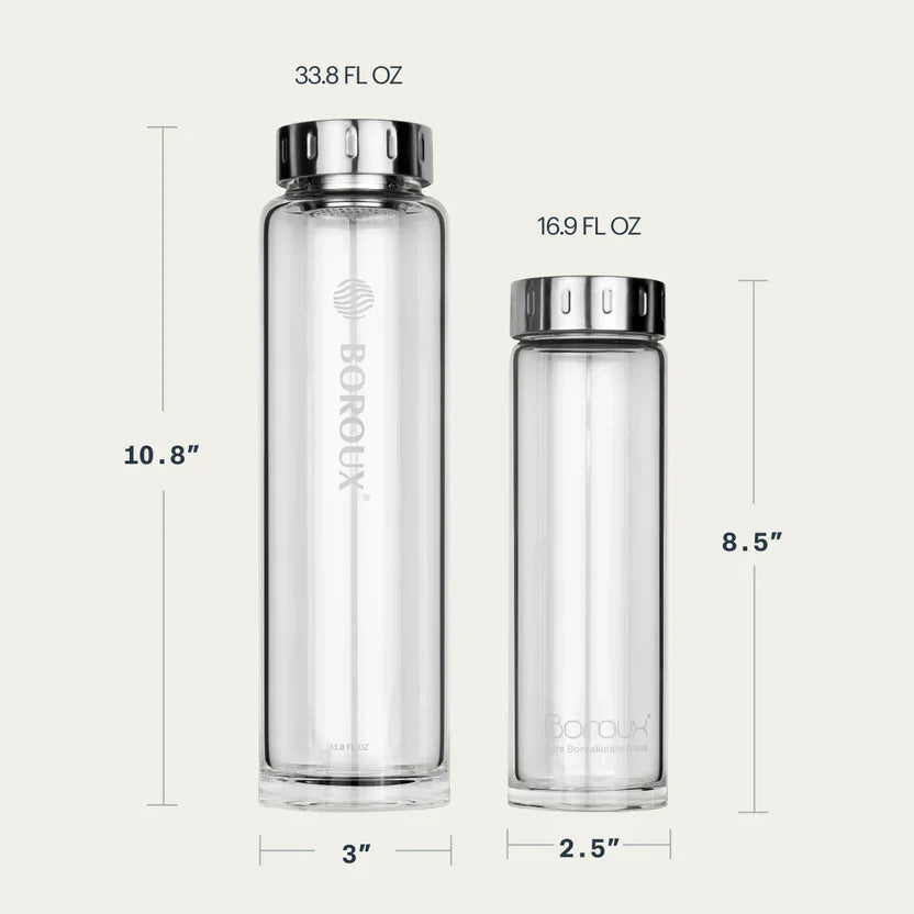 Boroux Glass Water Bottle - 1L — product photo 6