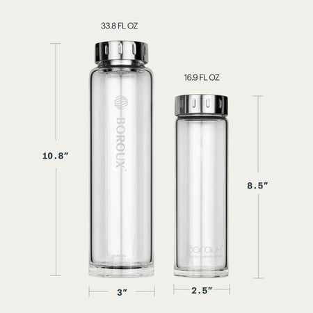Boroux Glass Water Bottle - 1L — product photo 6