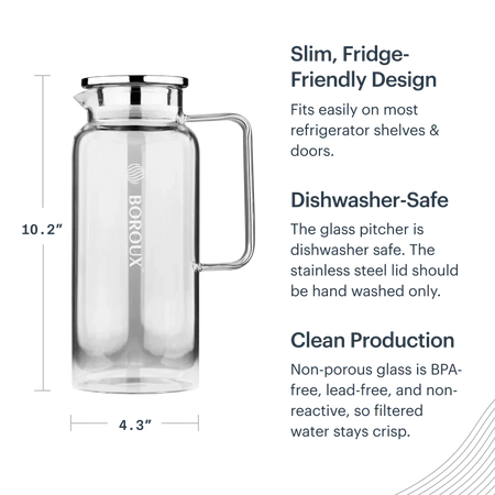 Glass Pitcher — alternate view