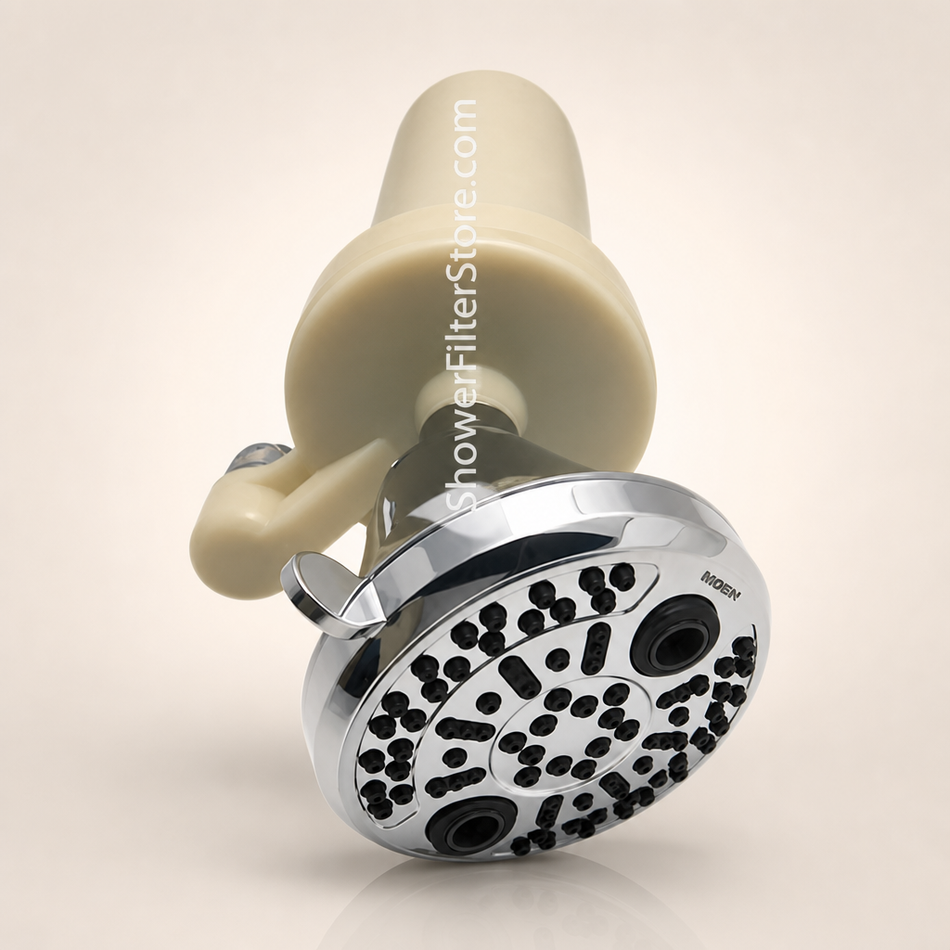 Omica Shower Filter Removes Chlorine, Chloramine & Reduces Lead, VOCs