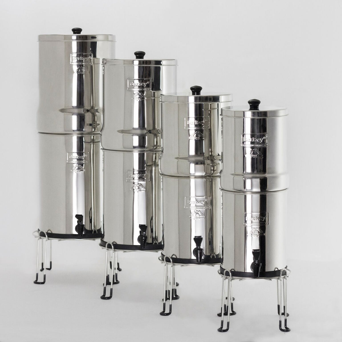 BERKEY STAINLESS STEEL STANDS