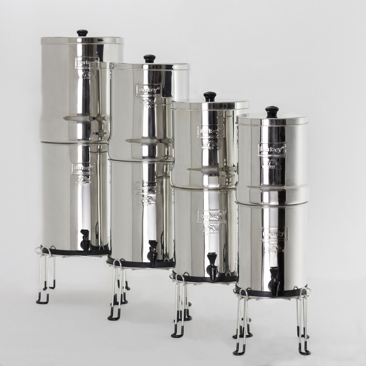BERKEY STAINLESS STEEL STANDS