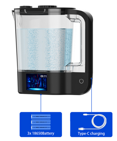 Hydrogen Water Pitcher – view 3