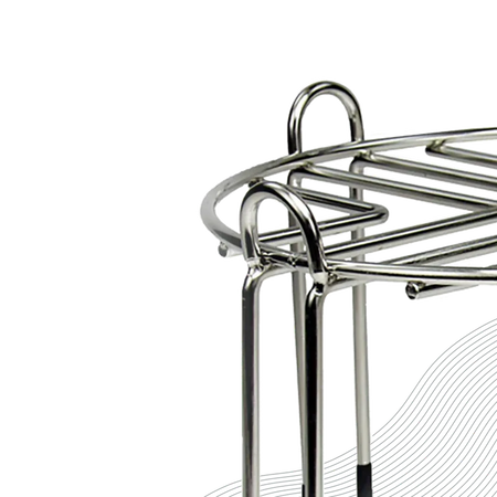 Stainless Steel Stand — in use