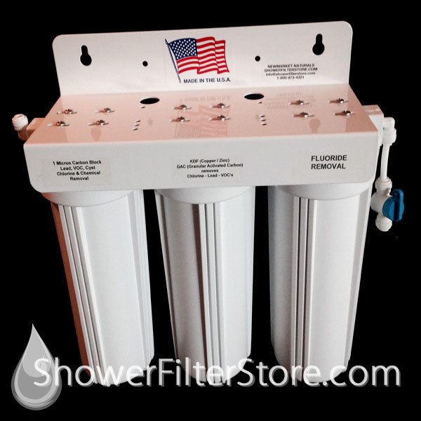 Ultimate Fluoride III with Fluoride, Carbon-KDF and Catalytic Carbon Block Water Filter